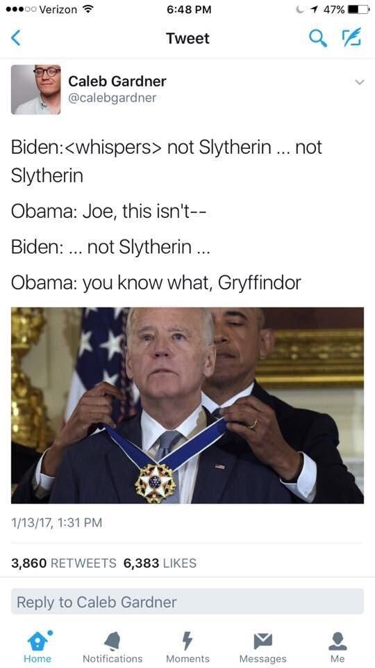 Not Slytherin eh?