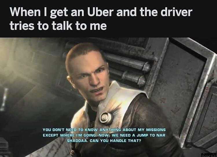 Less talking more driving