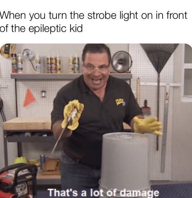 It's fine, he looks like he's having fun