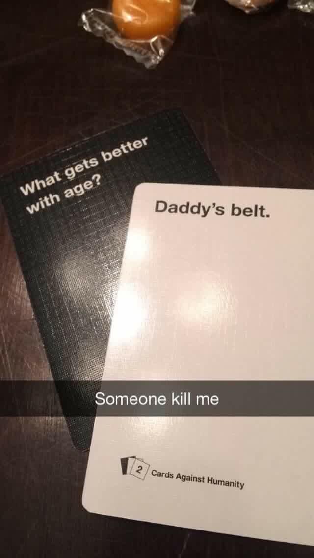 Cards against humanity!