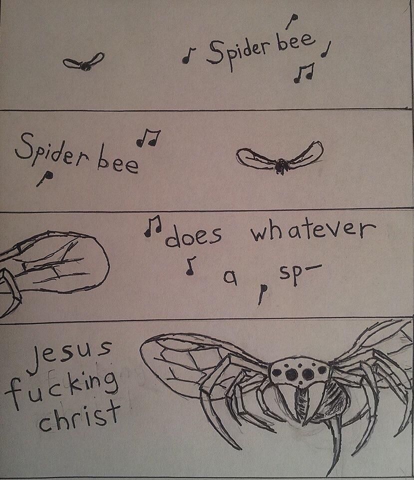 Spider bee...
