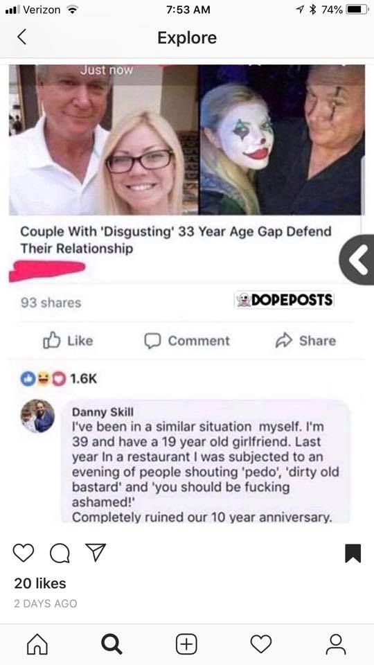 33 Year Age Gap Defend Their Relationship