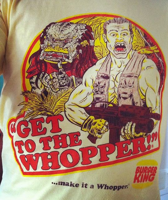 With the new "Predator" movie coming out, my only request is for Burger King to bring this back for limited realise.