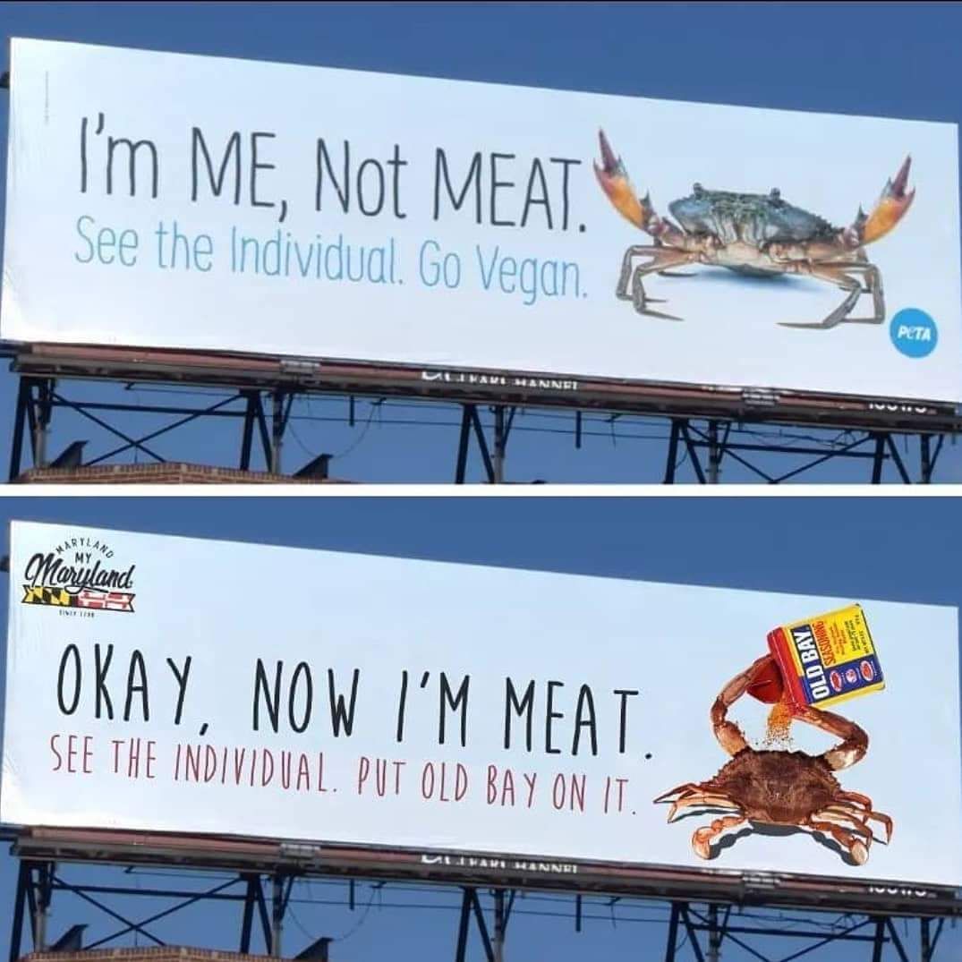 Now I'm meat!