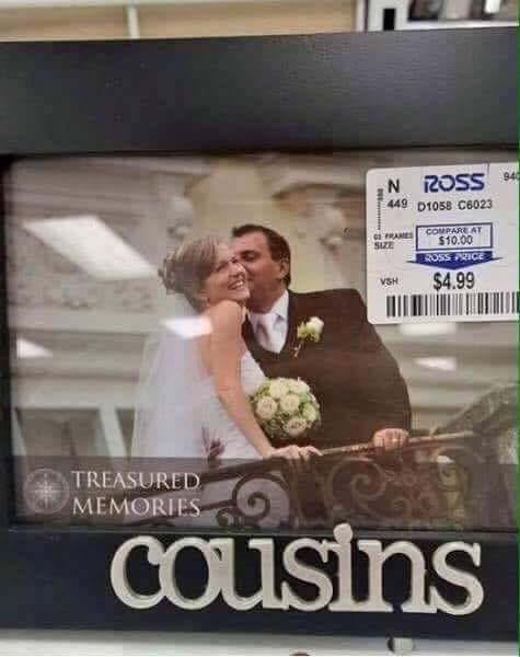 Interesting photo choice for this frame...