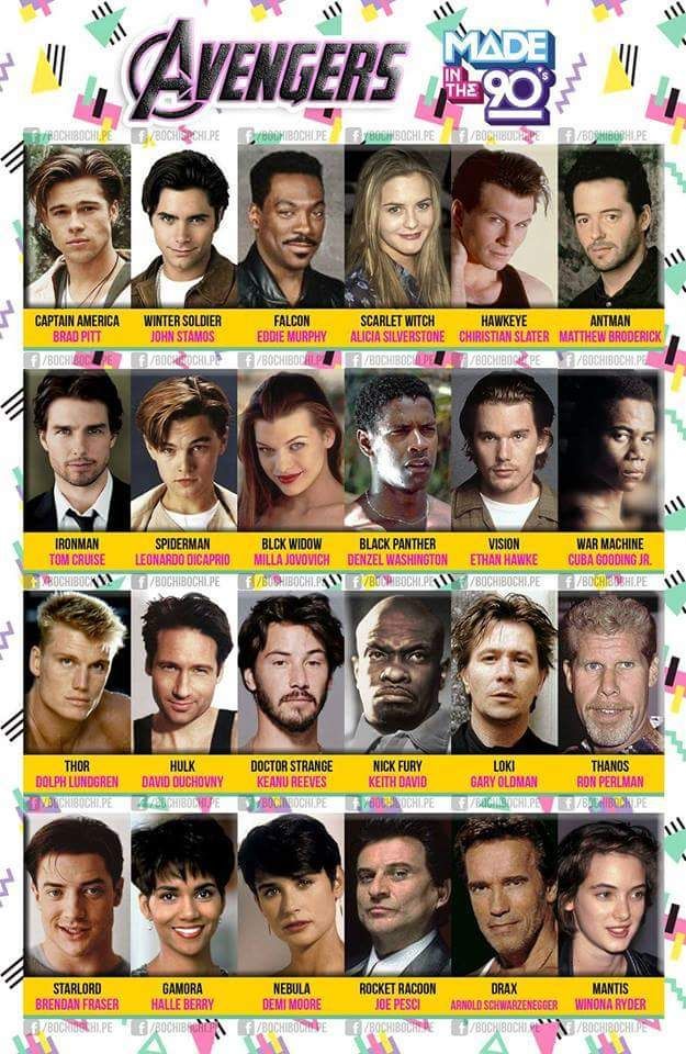 What if the Marvel Cinematic Universe was made in the 90s
