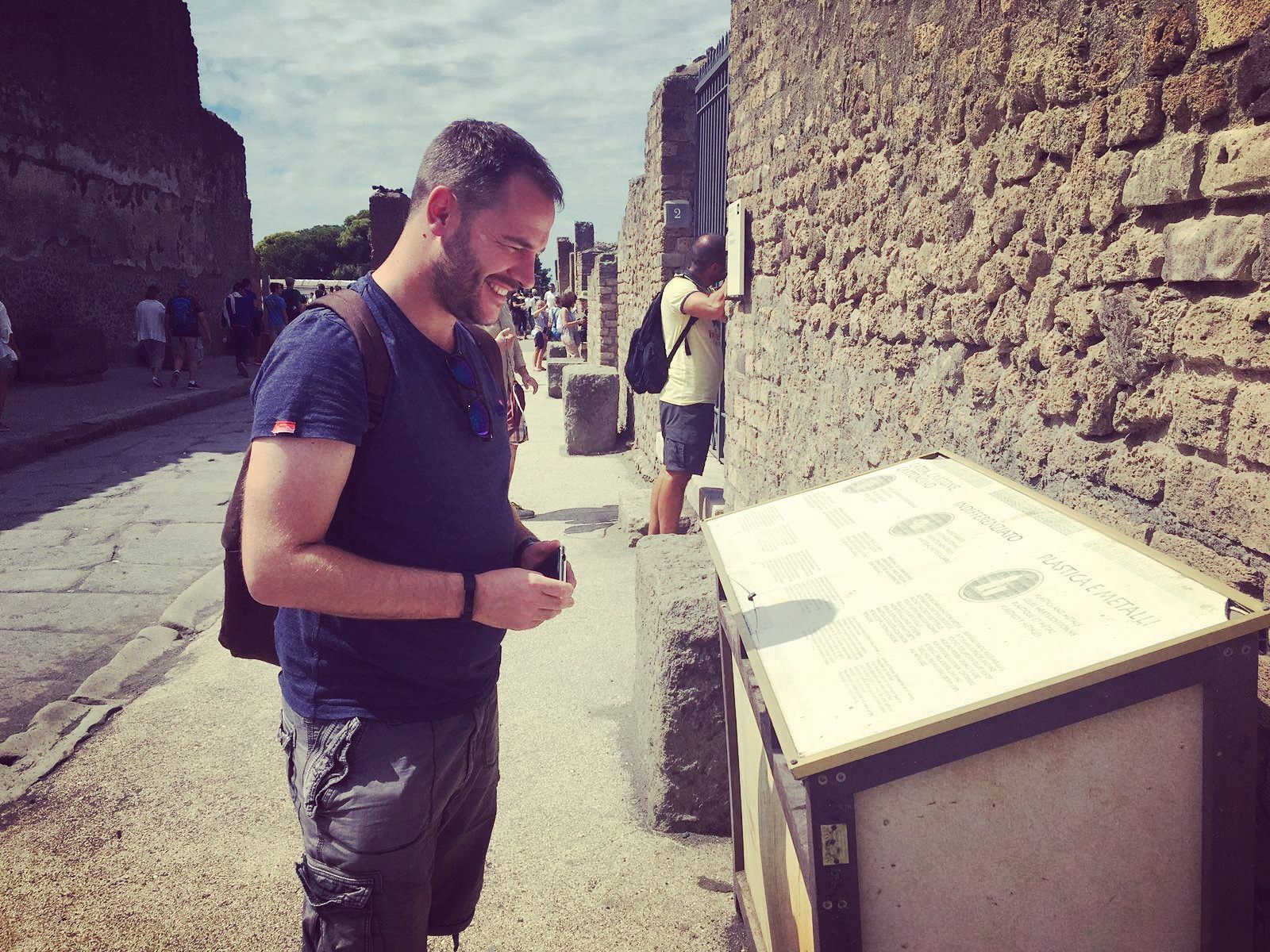 I was stood reading an English translation thinking I was learning about the wonders of ancient Pompeii... 5 minutes in I realised it was instructions for the bin.... Recycling on the left