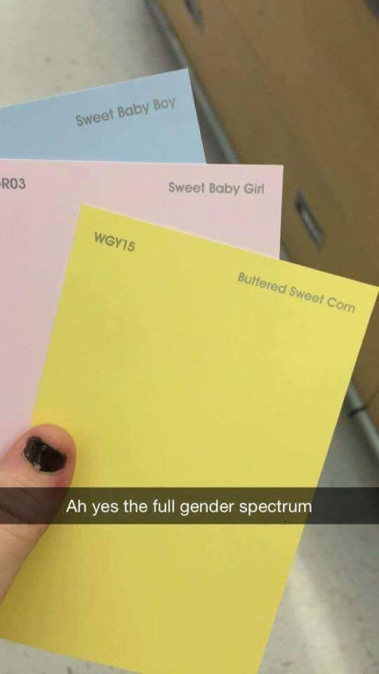 Gender-specific colors when you're expecting