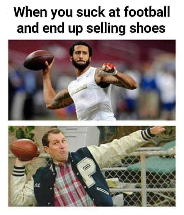 I have nothing against Kaepernick, but this got me.