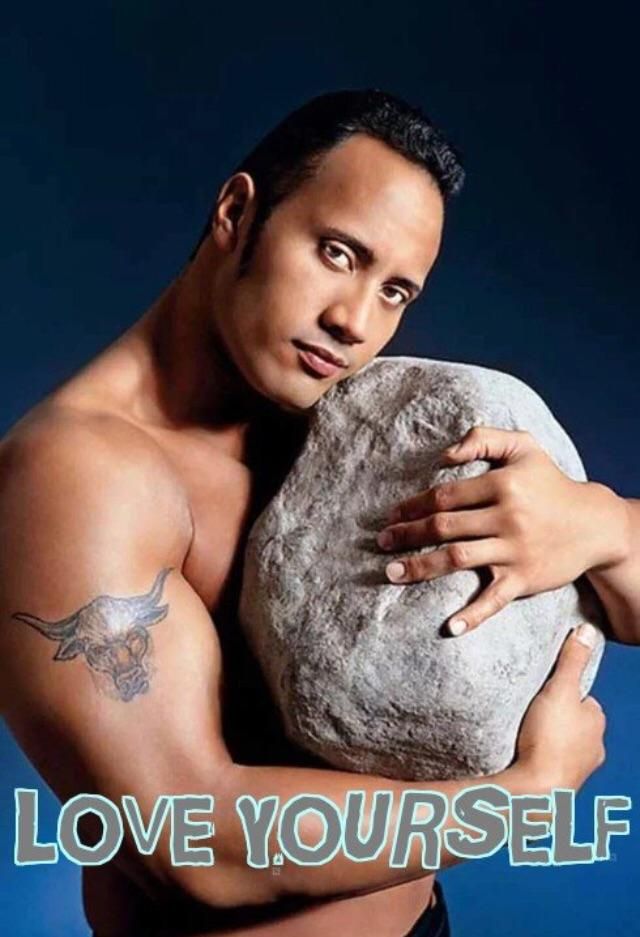 The rock hugging a rock