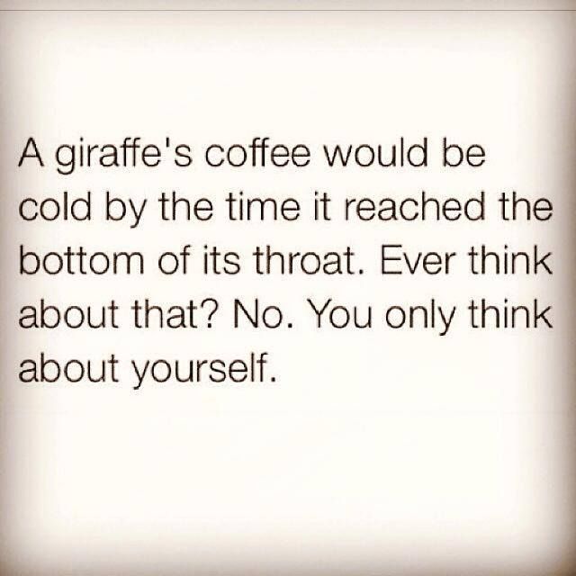 Won't somebody please think of the giraffes