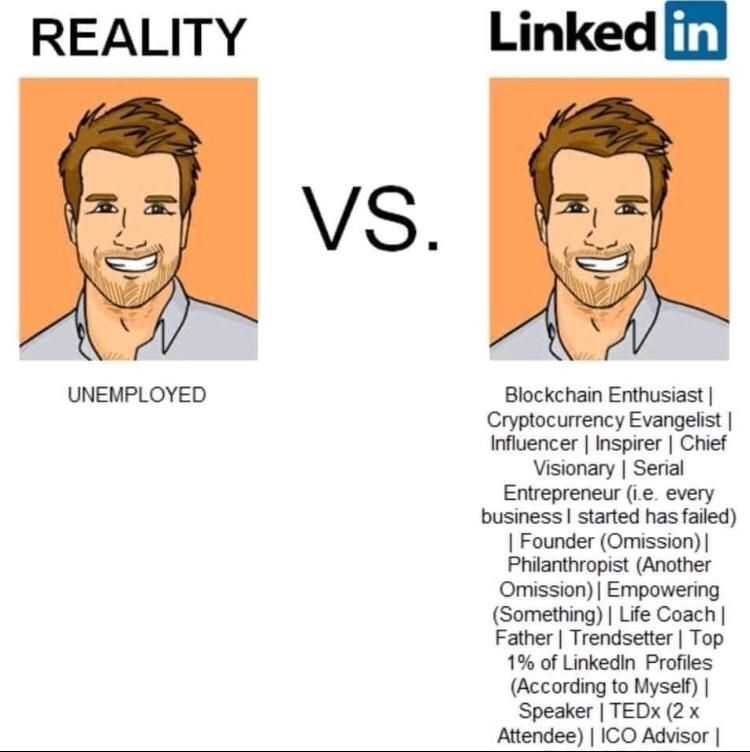 Reality vs LinkedIn