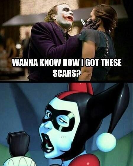 Harley Quinn always had jokes