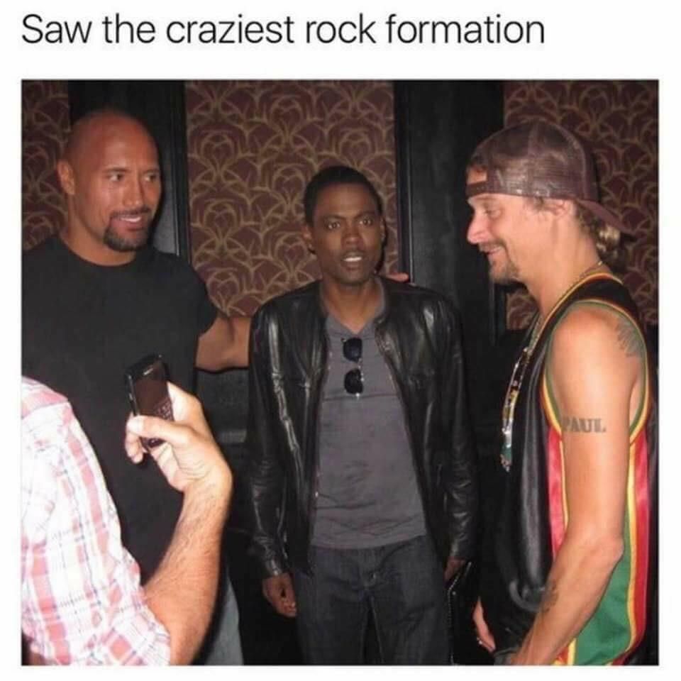 Collision of the Rocks