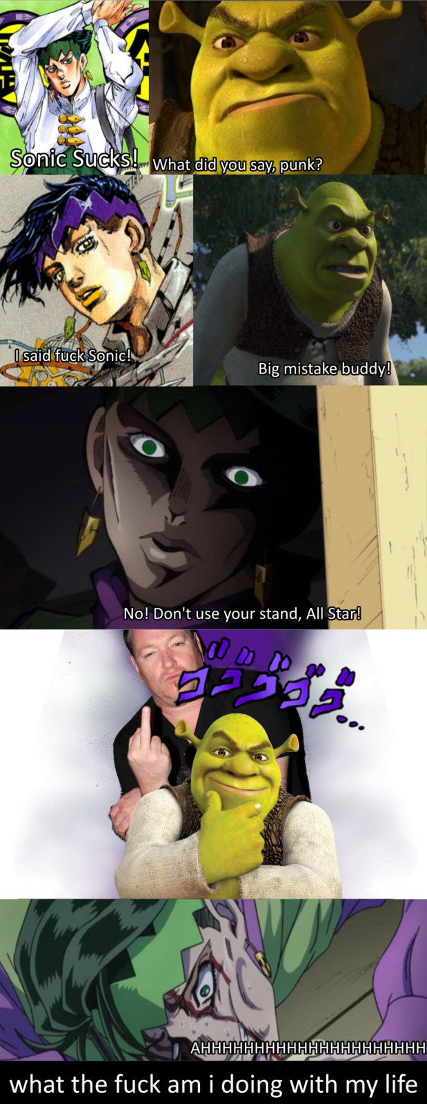 Somebody once told me Za Warudo was gonna road roller me