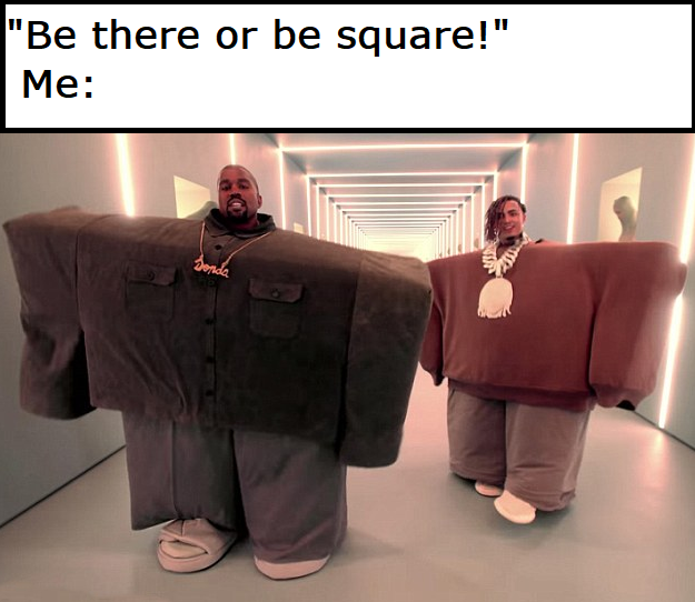 But it's hip to be square