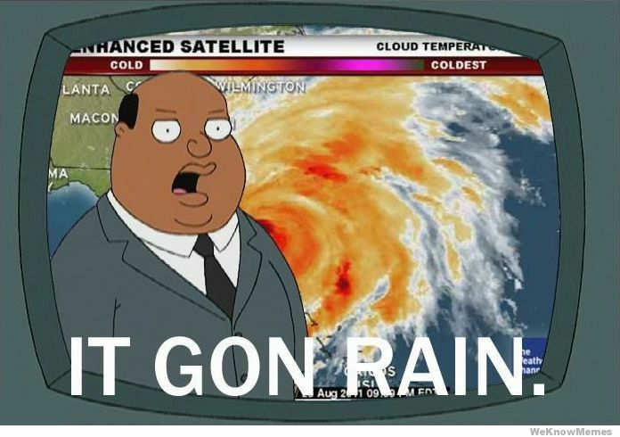 North / South Carolina weather right now.