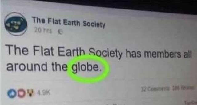 Oh the globe you say