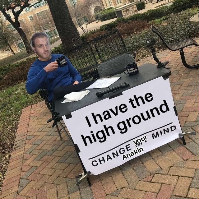 It's over Anakin