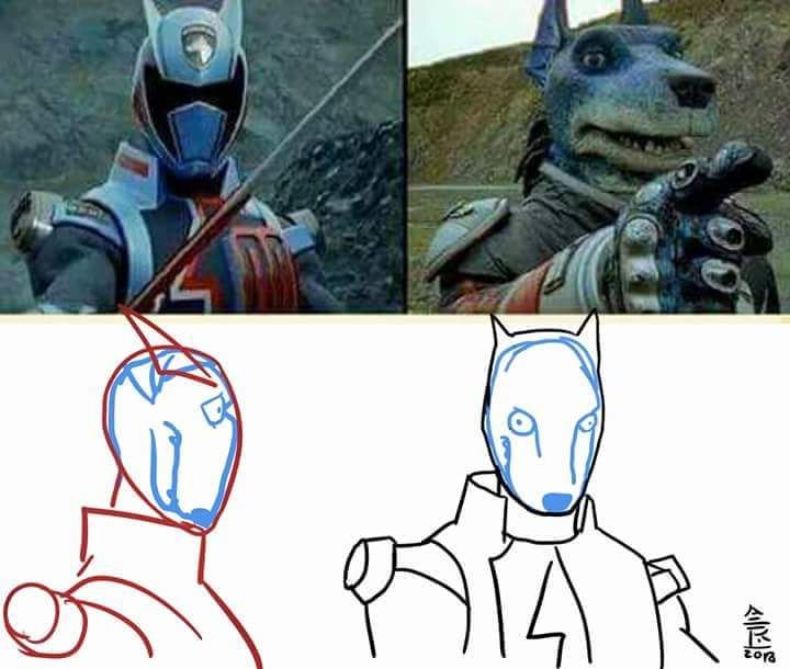 So this is how Anubis Cruger managed to use his helmet in Power Rangers...