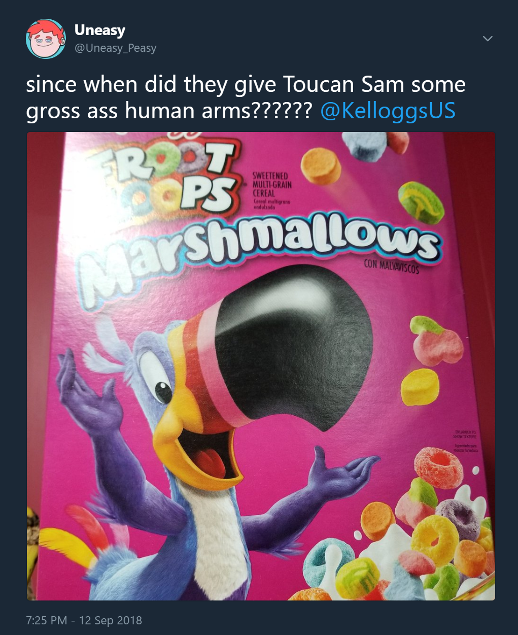 What Happened to Toucan Sam?!?!