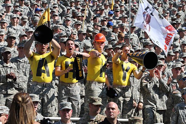 Only four people went to the Army football game, sad.