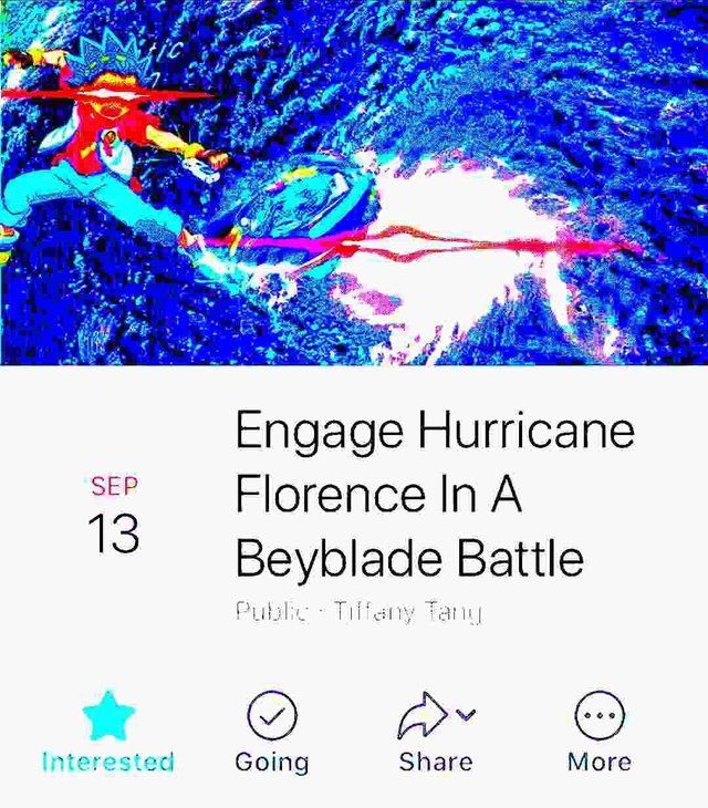 With enough beyblades spinning we can reverse the speed of the hurricane!