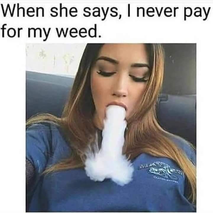 She always finds a way to pay.