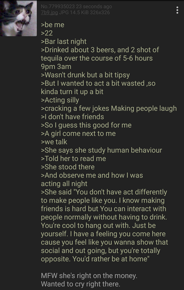 Anon goes to the bar