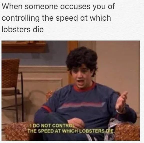 Somebody PLEASE think of the Lobsters