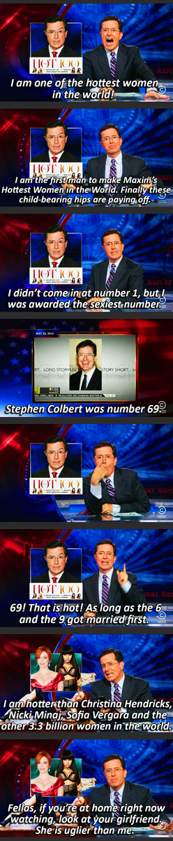 One of the best episodes of the Colbert Report in my opinion