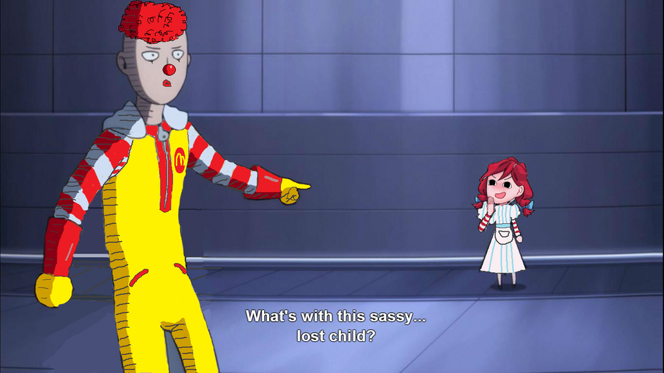 Burger King: I don't know... she just kinda... stands there and mocks us.