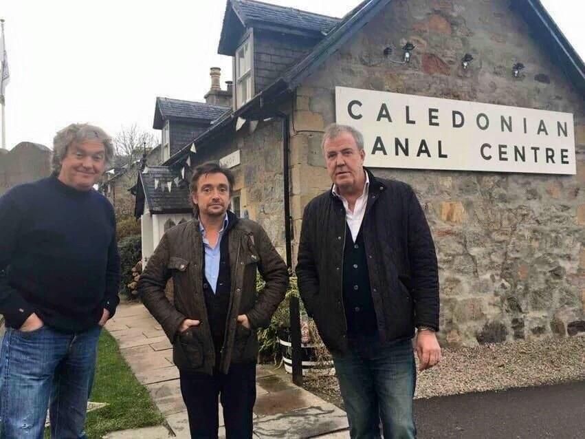 Jeremy Clarkson visits the Caledonian Canal Center...