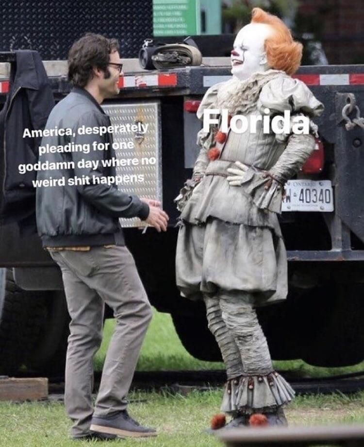 No news about Florida until I’ve had my coffee