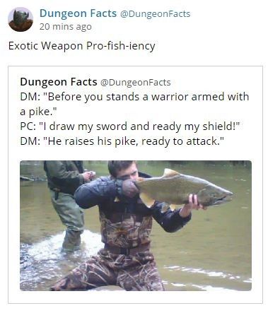 Fish is the best weapon.