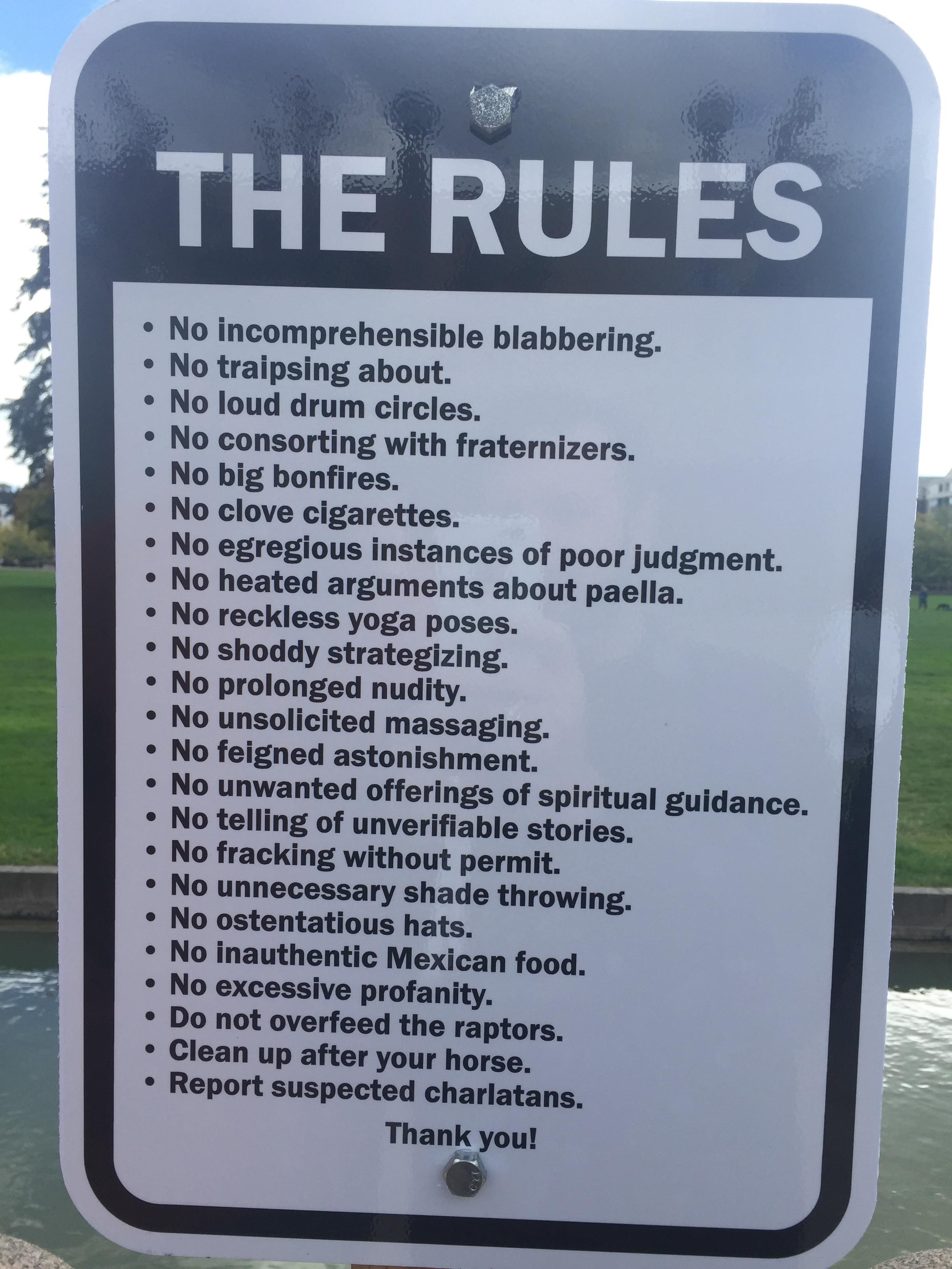 The Rules.