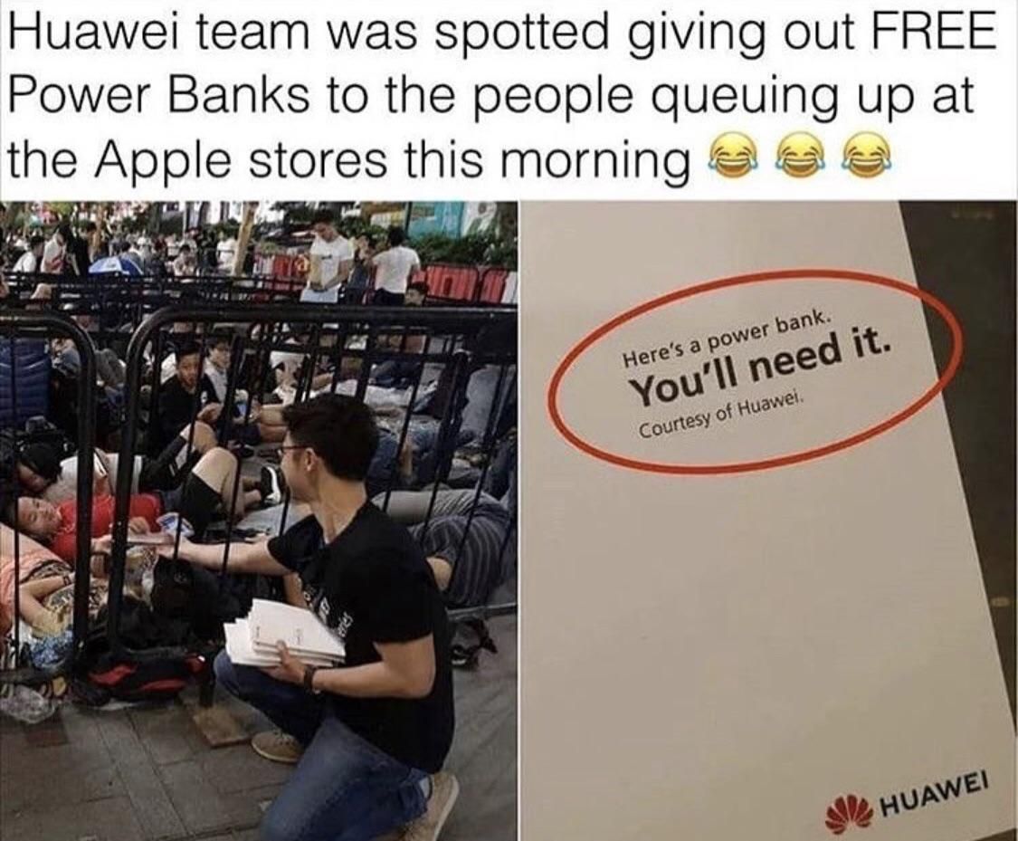 Huawei is on another level of petty