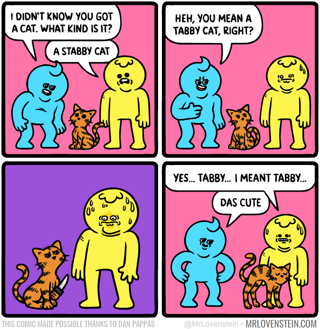 Stabby cat