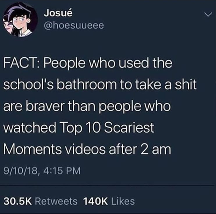 hated shitting back in school