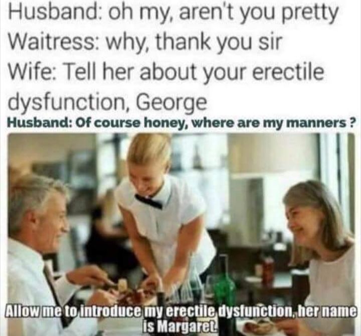 Erectile Dysfunction has a name.