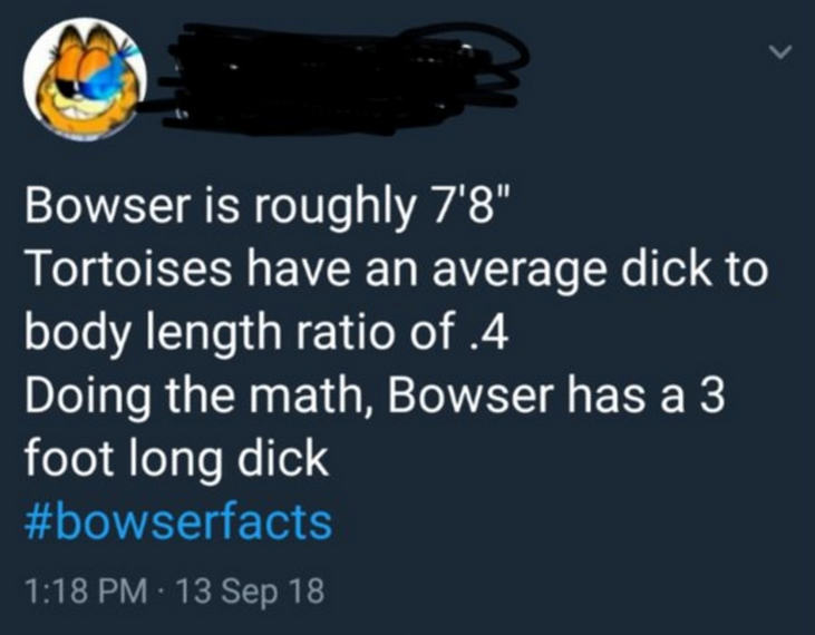 Just a little factoid to balance out Bowsette