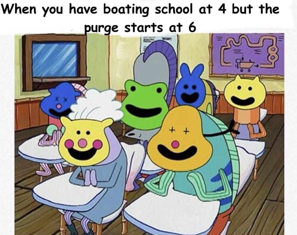 Pufff! The teacher's gone