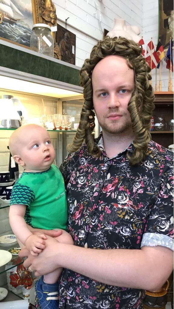 My son was shocked when he saw me with a wig