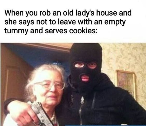 nice old lady...