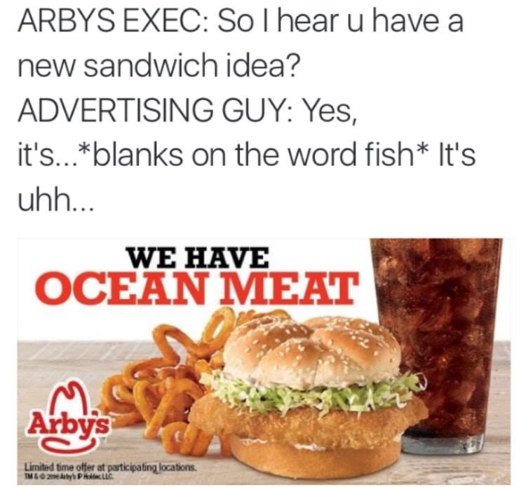 I'm craving some Ocean Meat