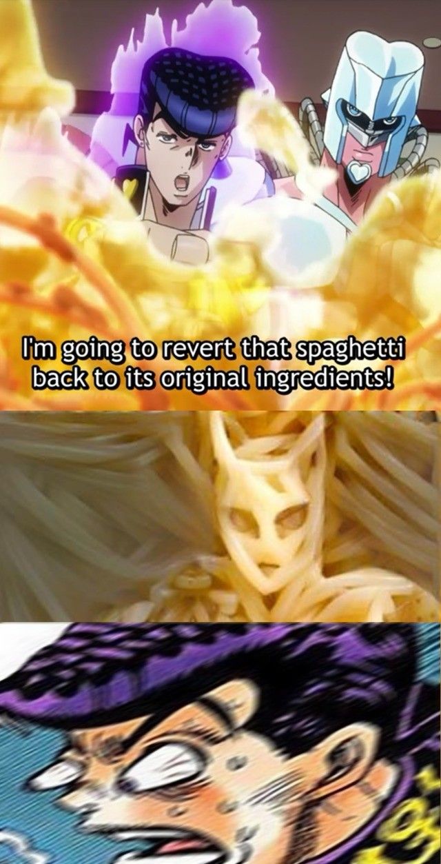 Bites the spaget