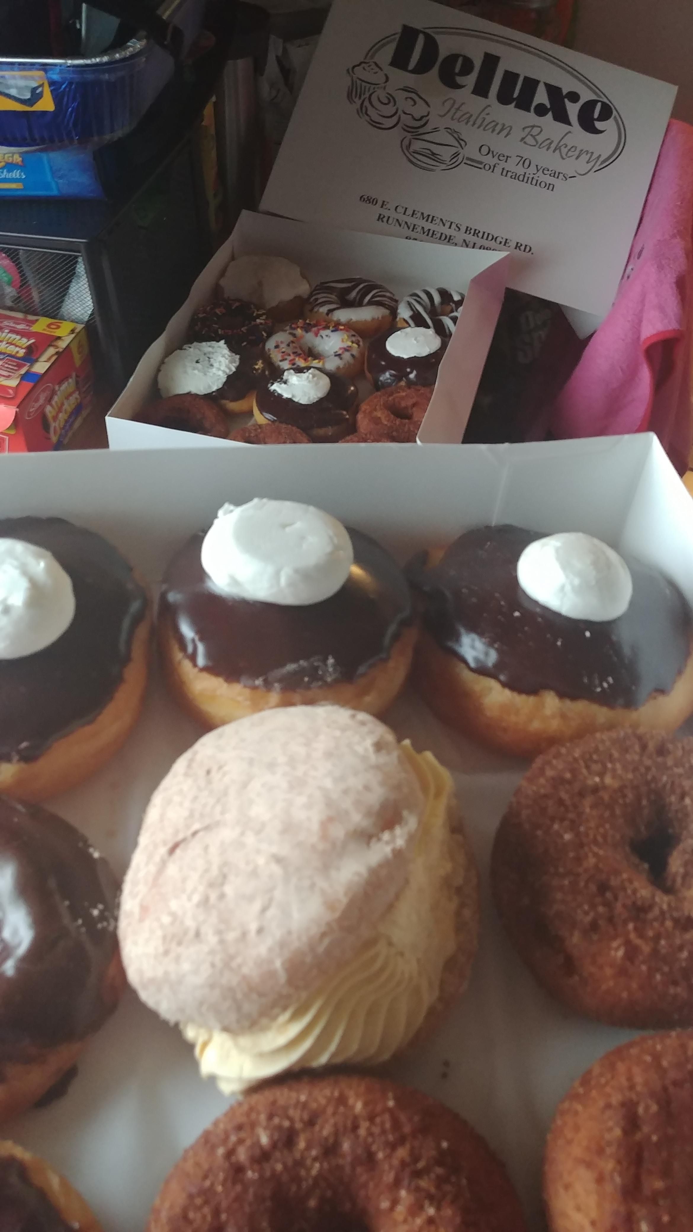 I thought it'd be a good idea to grab donuts after work. Apparently my wife thought the same thing.