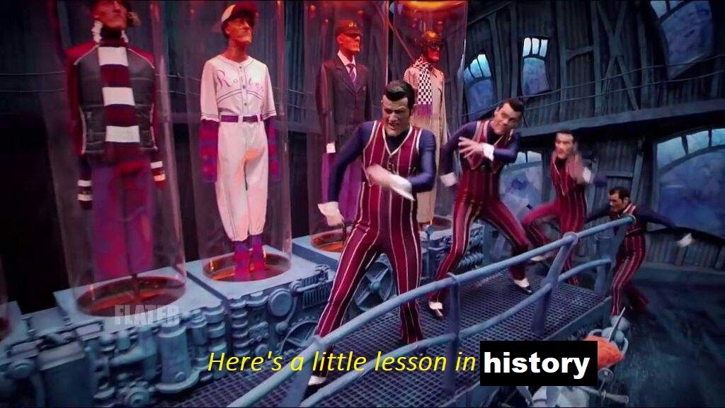 When you have history class