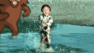 Run little boy! Run!