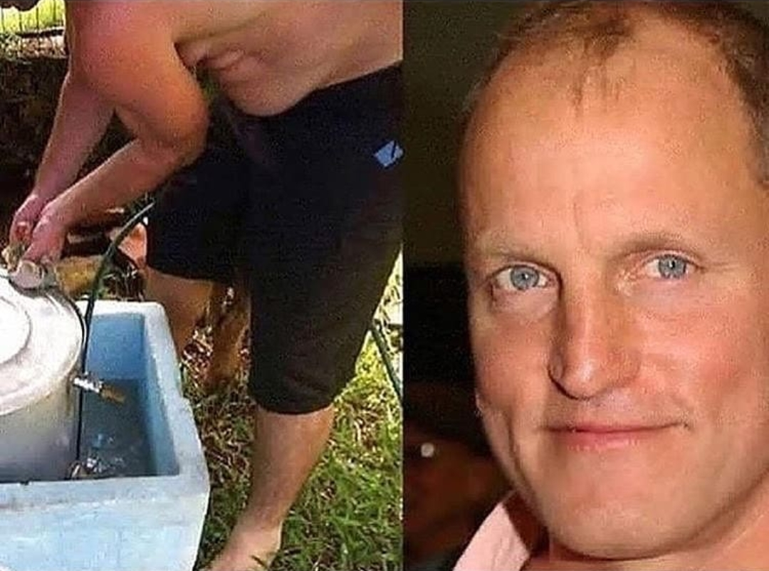 This dude's stomach looks like woody harrelson